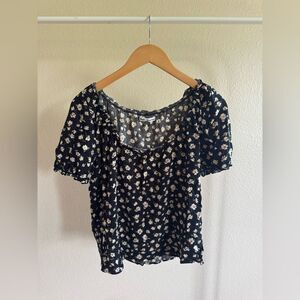 Reformation floral Cheyanne top size medium